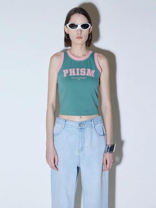 复古撞色背心 商品图0