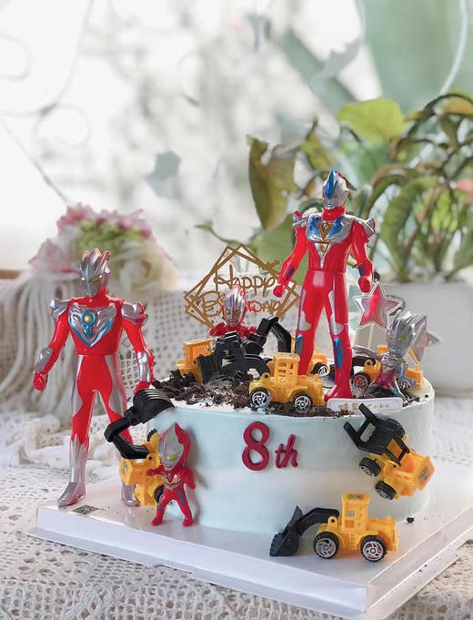 奥特曼勾机车蛋糕 商品图0