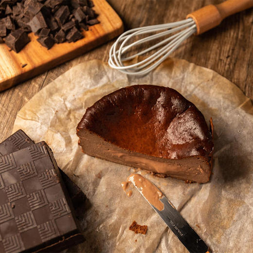 烤爱·经典款·西班牙巴斯克重芝士系列·巧克力巴斯克芝士蛋糕·巧克力·下午茶 全国配送（偏远地区除外） 商品图0