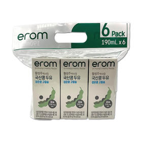 【곽】이롬 검은콩고칼슘두유190ml*6