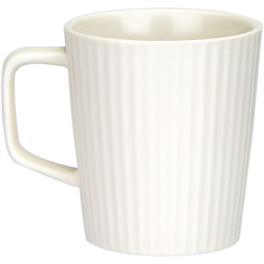 摩登主妇复古咖啡杯高颜值咖啡杯子家用陶瓷竖纹挂耳咖啡杯碟精致 商品图3