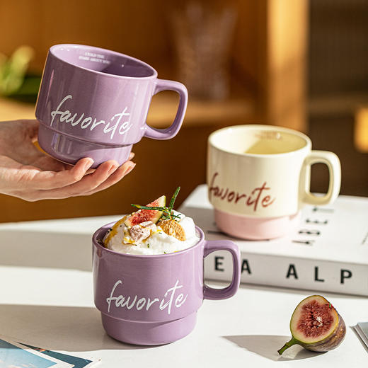 摩登主妇原创女神节马克杯陶瓷情侣水杯家用早餐杯女生高颜值杯子 商品图2