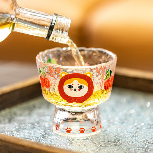 摩登主妇原创日式茶杯玻璃水杯女士个人专用主人杯高颜值喝茶杯子 商品图0