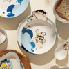 【摩登主妇&蜡笔小新联名】碗具套装菜碟家用陶瓷可爱儿童饭碗盘 商品缩略图2