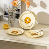 摩登主妇陶瓷吐骨碟家用网红小碟子新款食品级蘸料碟餐桌垃圾盘碟 商品缩略图2