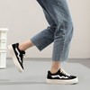 ZHR撞色拼接厚底板鞋女2023新款学院经典黑白运动休闲鞋韩版百搭 商品缩略图5