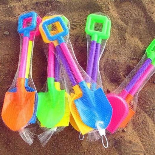 【夏季加厚版沙滩玩具 宝宝渔网 整套配齐花式玩】儿童户外活动，沙滩玩具套装挖土车挖沙桶铲子，一冲即净，清洁无忧，铲子玩具玩沙儿童滩挖宝宝戏水套装雪桶园艺小泡泡棒 商品图1