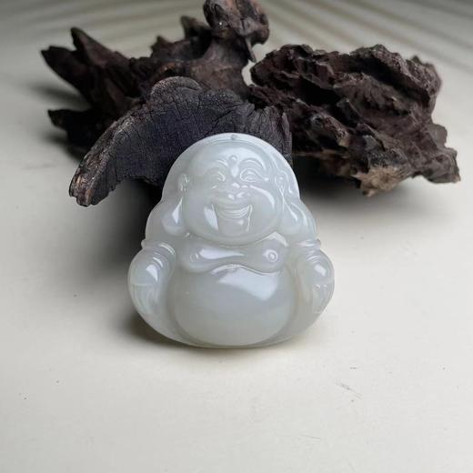 和田玉吊坠-白玉佛公 商品图0