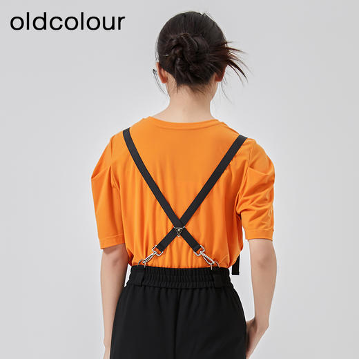 oldcolour2023春季新款纯色通勤简约宽松显瘦百搭衬衫女O13021329 商品图4