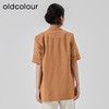 oldcolour2023春季新款休闲简约直筒宽松短袖西装外套女O13048327 商品缩略图4