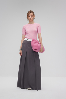 超弹针织修身T恤