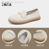 ZHR乐福鞋女2023春季新款休闲软底透气单鞋女平底百搭小皮鞋 商品缩略图11