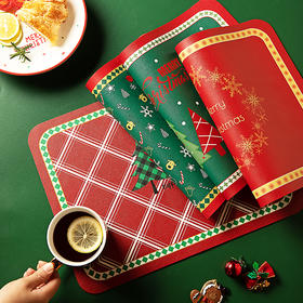 摩登主妇圣诞餐垫餐桌隔热垫防烫桌垫碗垫耐高温可爱西餐垫