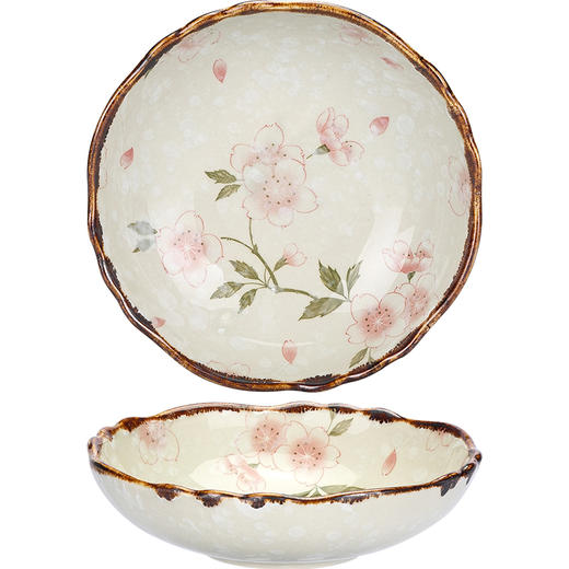 摩登主妇日式盘子菜盘家用2022网红爆款碟子陶瓷餐具网红深盘餐盘 商品图3