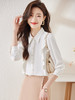 职业雪纺衬衫女设计感小众别致上衣春秋法式气质时尚衬衣 商品缩略图2