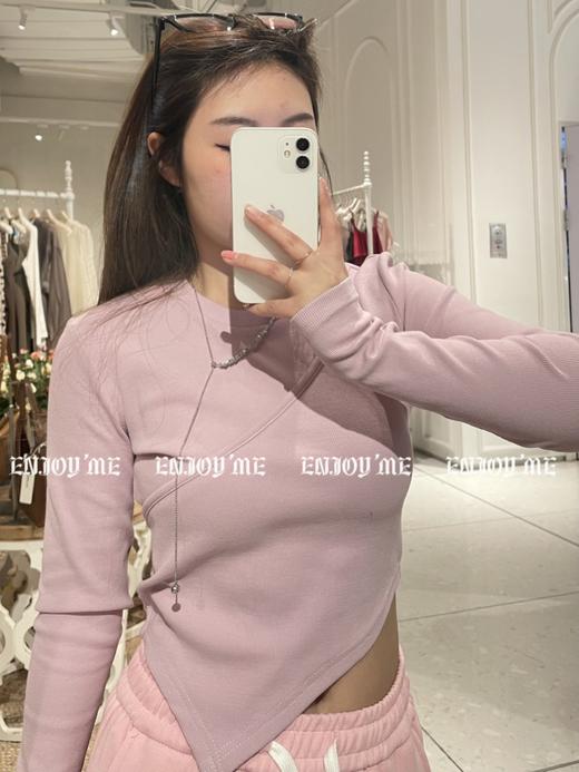 【门店同款】春季下摆不规则露肩上衣 150306195 商品图4