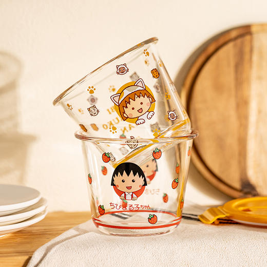 【摩登主妇&樱桃小丸子联名】水果便当盒微波炉密封保鲜玻璃汤碗 商品图0