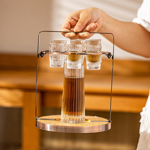 摩登主妇轻奢白酒杯分酒器家用酒杯酒具套装子弹杯一两酒盅一口杯 商品图1