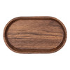 摩登主妇木质托盘实木餐盘黑胡桃木水杯托盘家用放茶杯点心甜品盘 商品缩略图3