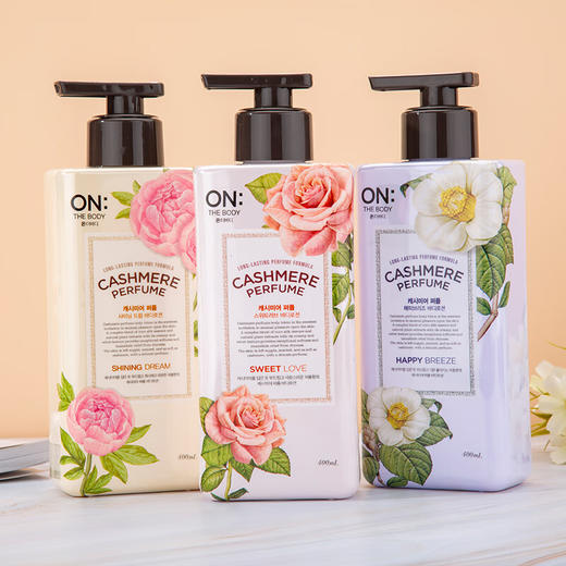 韩国安宝笛浪漫邂逅/甜蜜爱恋/闪耀梦幻香水保湿润体乳400ml 可以当香水用的身体乳滋润保湿 117760/117761/117819 商品图0
