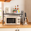 摩登主妇可伸缩置物架微波炉架子厨房家用双层台面电饭煲置物架 商品缩略图2
