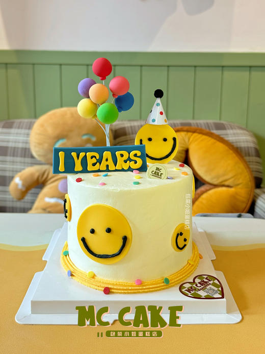 笑脸蛋糕/周岁周年蛋糕 商品图0