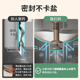 摩登主妇定量盐罐调味瓶罐家用控盐瓶撒盐罐厨房味精调料盒调料罐