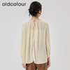 oldcolour2023春季新款杏色法式时尚宽松薄款长袖衬衫女O13013302 商品缩略图4
