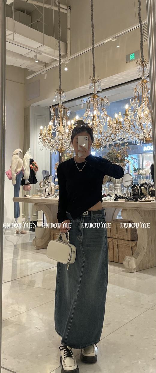 【门店同款】春季下摆不规则露肩上衣 150306195 商品图5