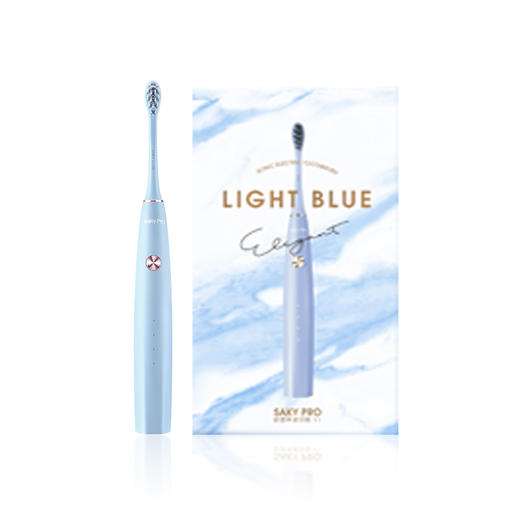 舒客电动牙刷软毛成人充电式声波电动牙刷Y1蓝色*1 商品图1