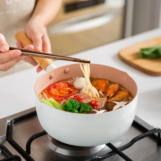 摩登主妇宝宝辅食锅婴儿煎煮一体家用泡面锅汤锅不粘锅煮锅小奶锅 商品图0