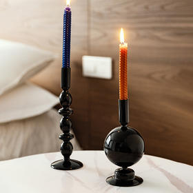 摩登主妇复古烛台摆件ins蜡烛家用餐桌北欧浪漫烛光晚餐布置装饰