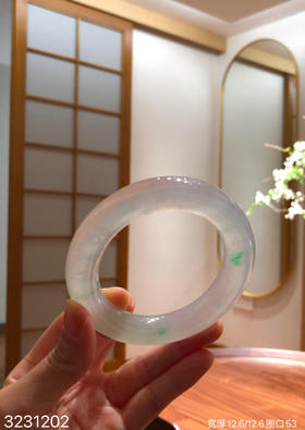 冰近高冰飘翠手镯【3231202】圈口53.0~具体价格微信咨询