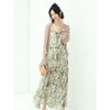 【有赞】COCOBELLA重工对丝提花吊带长裙女夏法式浪漫雪纺连衣裙FR156 商品缩略图3