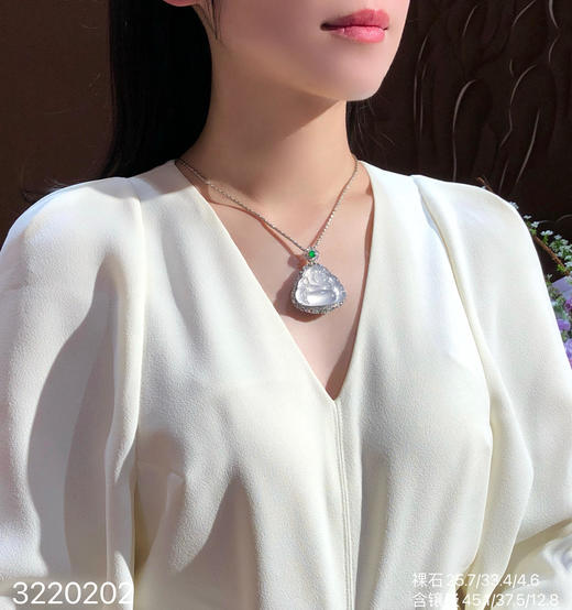 3220202，玻璃佛公吊坠。具体价格微信咨询 商品图4