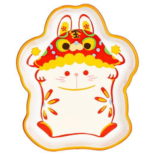 【摩登主妇&兔年限定】碗盘餐具可爱陶瓷饭碗碟套装新年家用汤碗 商品图3