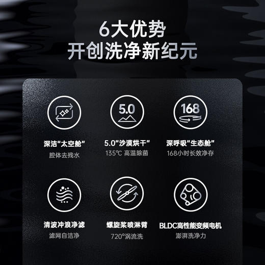 松下（Panasonic）洗碗机嵌入式15套A1系列 135℃高温除菌沙漠烘干 软水系统3层喷淋 腔体去残水 洗碗机NP-DF3K1K7 商品图2