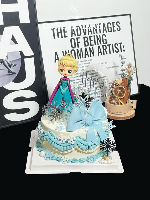 【1402】蓝色系盘头艾莎 商品图1