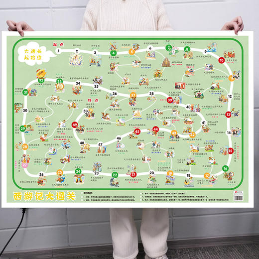 5岁+ 正版西游记大通关游戏棋小学生亲子趣味互动聚会  记忆西游记事件线 商品图3