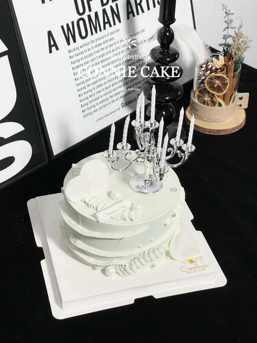 【1405】简约银色烛台 商品图4