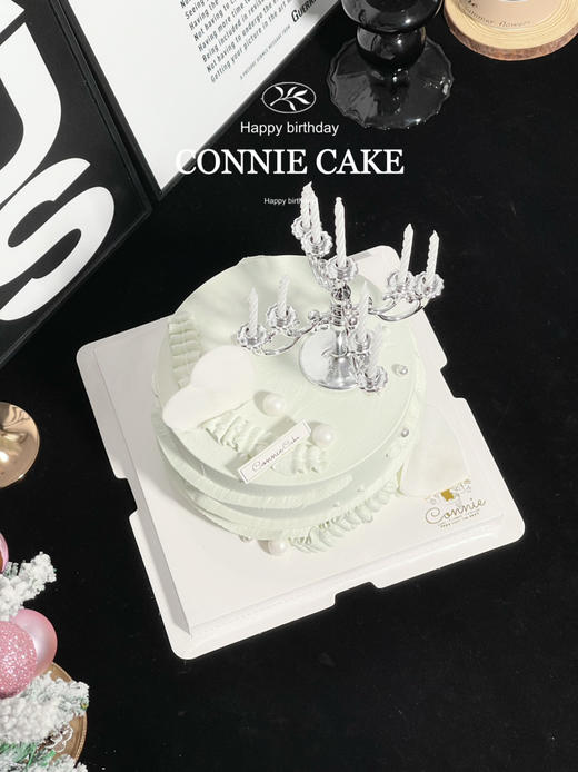 【1405】简约银色烛台 商品图2