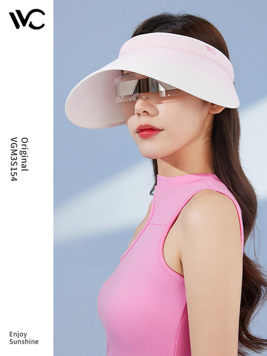 【2023新品】VVC防晒帽女桃芯女神帽遮太阳帽 BJX 商品图2