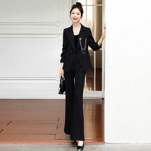 时尚大气减龄潮流西装百搭修身显瘦两件套HR-WH23199 商品图1