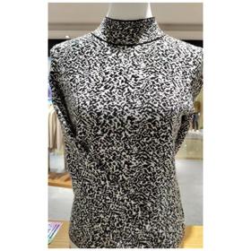 3楼珍贝精编羊绒半高领提花女衫