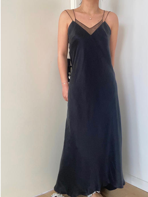 LCM｜Midnight Tulip Dress [ 细带真丝长裙 ] 【定制尺码加收10%定制费】 商品图8