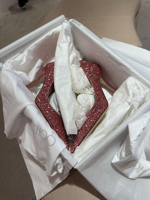 Jimmy Choo 粉闪8.5cm高跟鞋 目前36码起 下单找码 商品图3