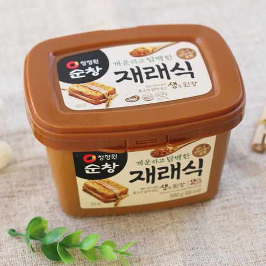 临期特价8月22到期清净园传统生大酱500g 商品图0