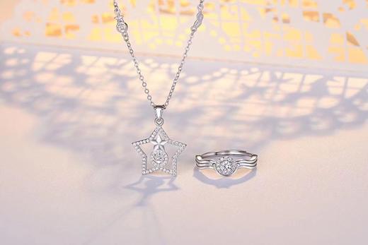 新款《深海之星》纯银首饰套装  新颖的设计  独特的表达 商品图0