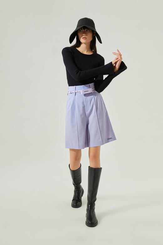 双腰头西装短裤 商品图0