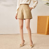 高腰显瘦，版型敲好西装短裤卡其色休闲A字遮胯设计女WLZD-2301802 商品缩略图0